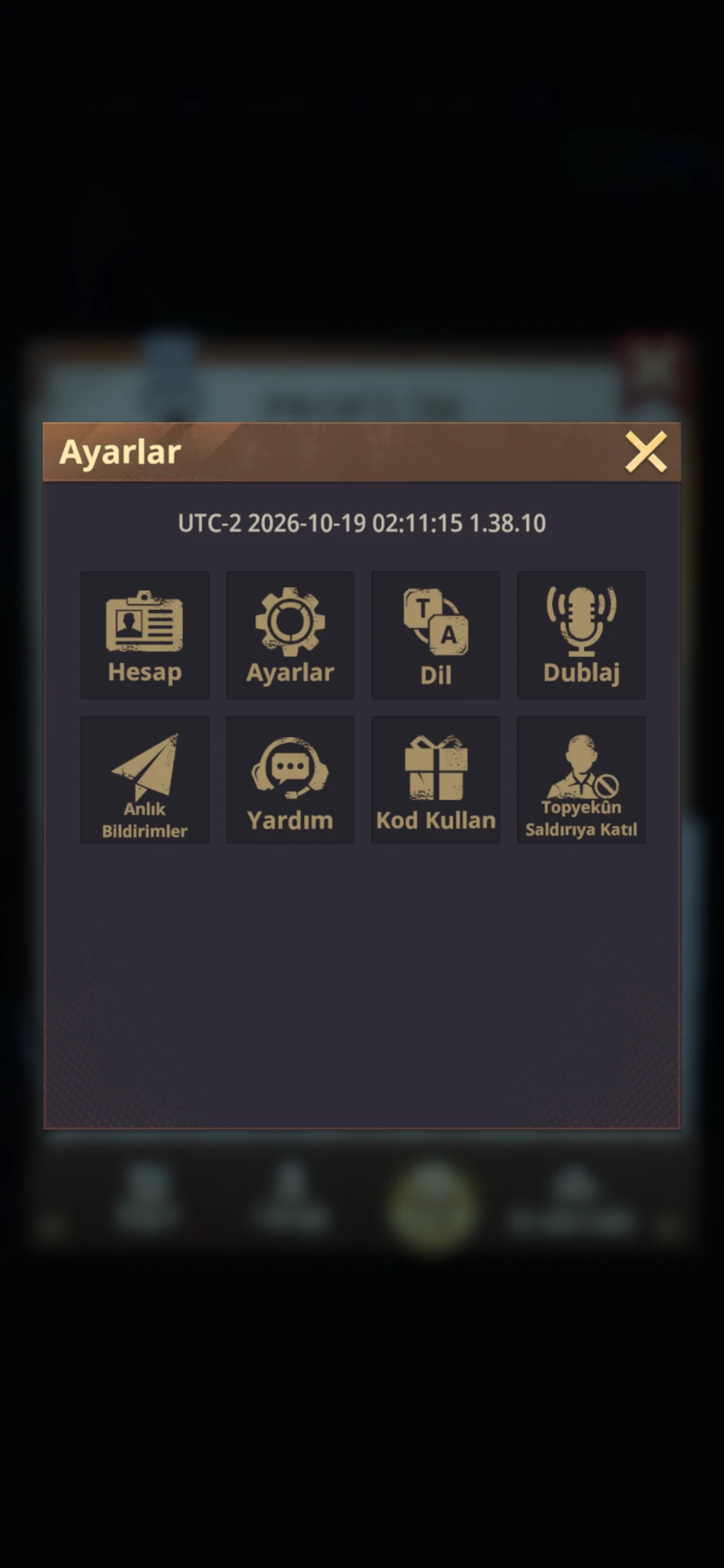 Z Route Redemption Hediye Kodları — Adım 3: Kod Kullan'a dokun